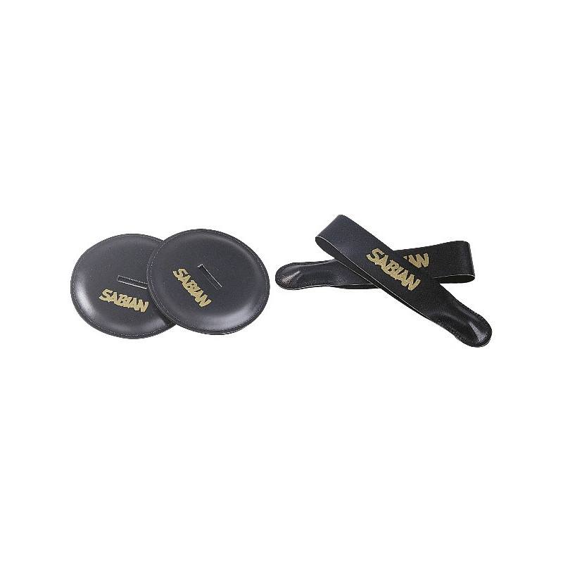 Sabian 61003 - Kit de 2 coussins et 2 lanières cuir pour cymbale d'orchestre
