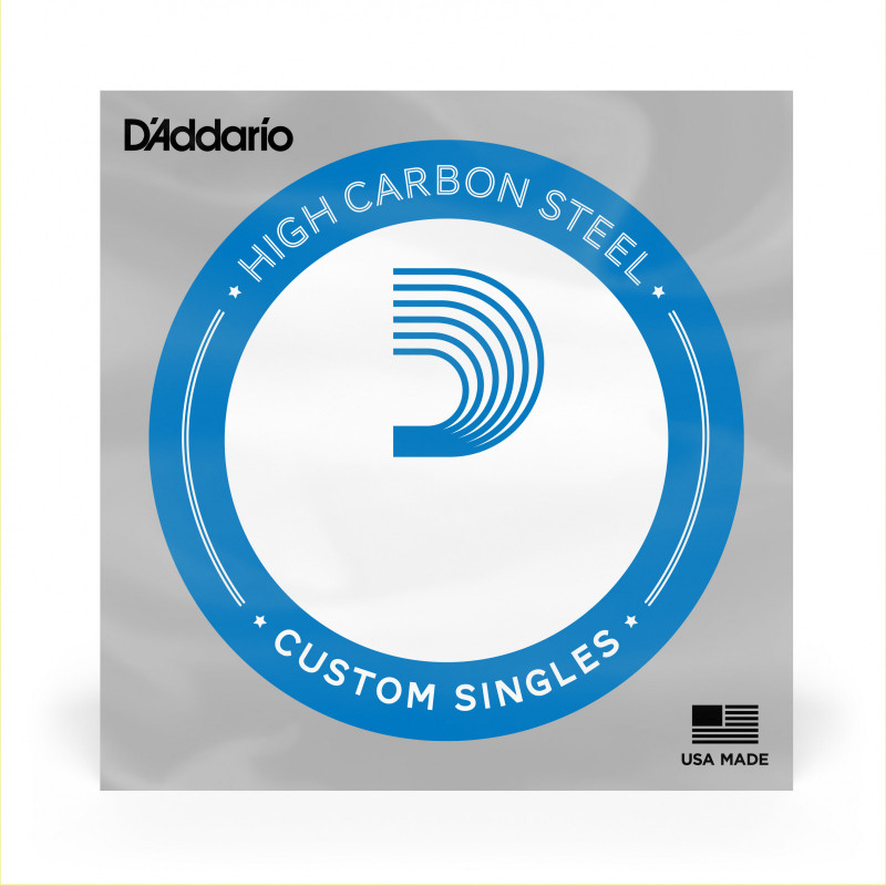 D'Addario PL010 - Corde seule .010 en acier pur pour guitare acoustique et electrique