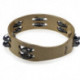 Stagg STA-3208 - Tambourin 8" en bois sans peau 2 rangées de cymbalettes