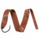Prodipe Guitars Sangle 65mm CUIR PLEINE FLEUR - Courroie marron doublée cuir