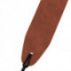 Prodipe Guitars Sangle 65mm CUIR PLEINE FLEUR - Courroie marron doublée cuir