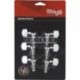 Stagg KG371CR - Mécaniques chromées individuelles pour guitares électriques ou folk 3G + 3D