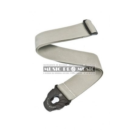 D'Addario SPL205 - Courroie lock silver