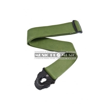 D'Addario SPL207 - Courroie lock verte