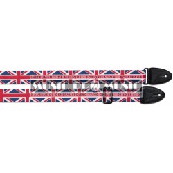 Stagg STE-FLAG-UK - Sangle en térylène pour guitare motif drapeau britannique