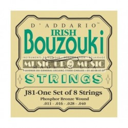 D'Addario EJ81 - Jeu de cordes pour Bouzouki Irish